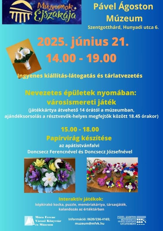 Múzeumok Éjszakája 2025.
