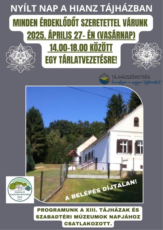 Tájházak Napja 2025.