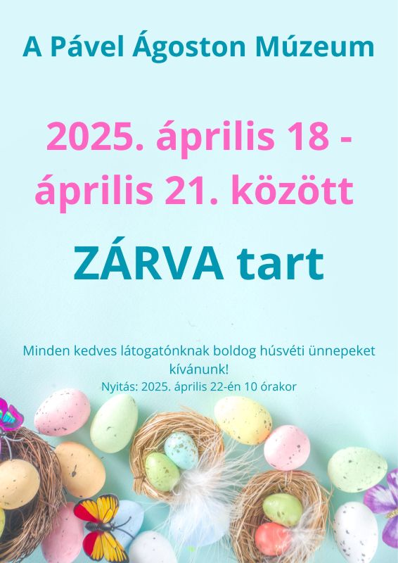Húsvéti zárva tartás 2025