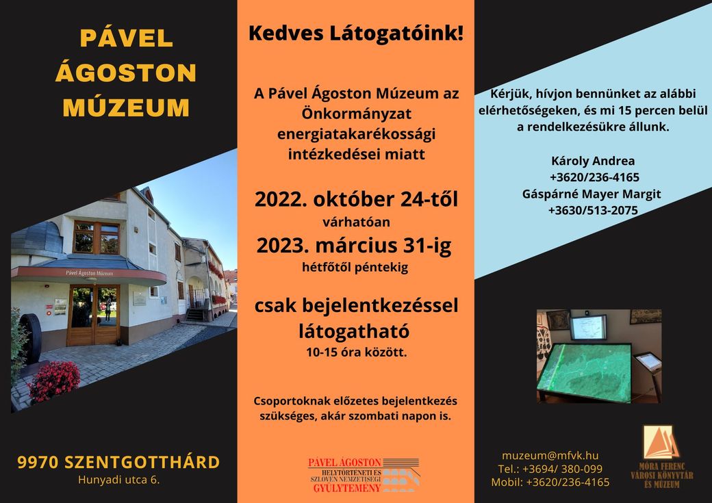Megváltozik nyitvatartásunk